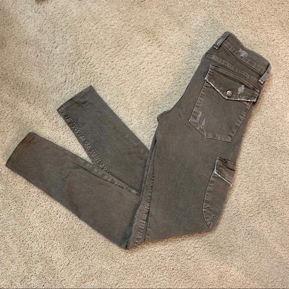 Current/Elliott - The Skinny Cargo Jeans - Size 26 - Picture 3 of 8